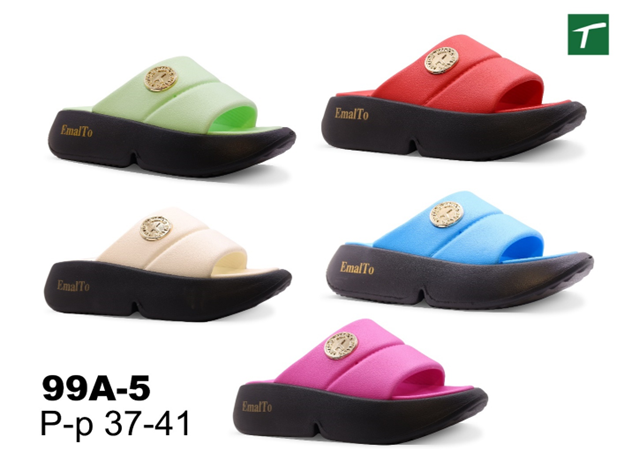 Шлепанцы женские из ЭВА, модель 99A-5, раз. ряд 37-41, ТМ Эмальто