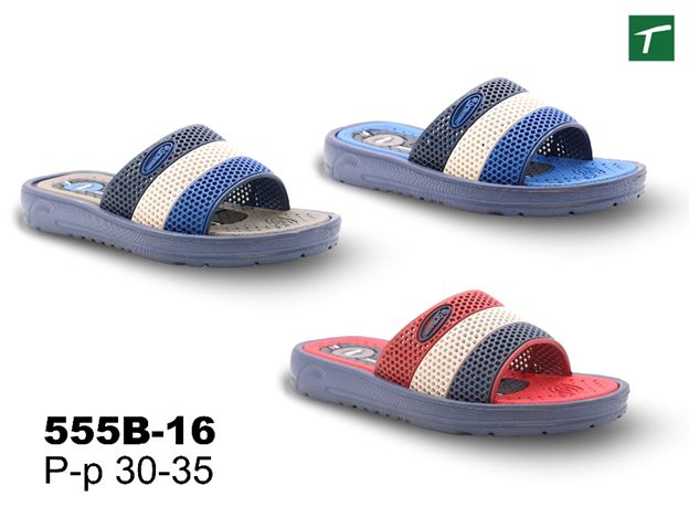 Шлепанцы детские из ЭВА, модель 555B-16, раз. ряд 30-35, ТМ Эмальто