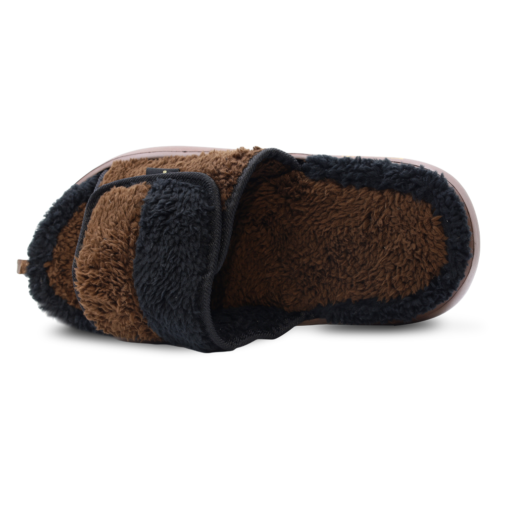 Тапочки мужские домашние открытые на липучке, модель 902-25M (41-46)