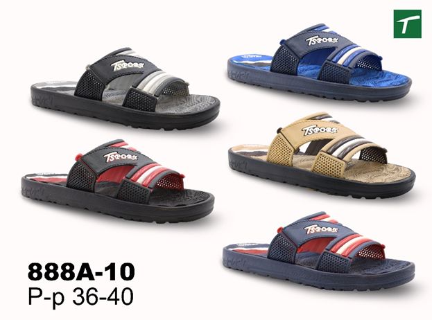 Шлепанцы подростковые из ЭВА, модель 888A-10, раз. ряд 36-40, ТМ Эмальто