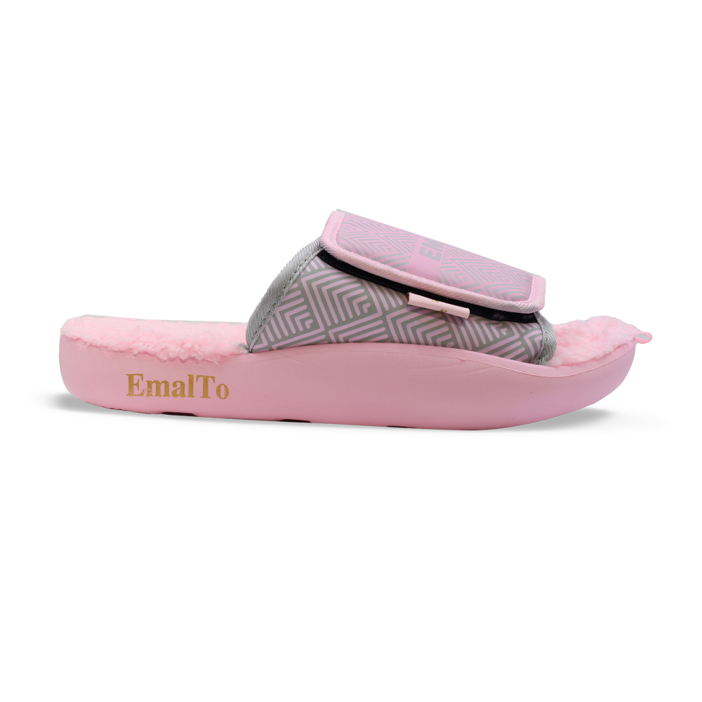 Тапочки домашние открытые на липучке женские, модель 902A-16M (37-42)