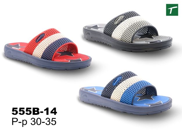 Шлепанцы детские из ЭВА, модель 555B-14, раз. ряд 30-35, ТМ Эмальто