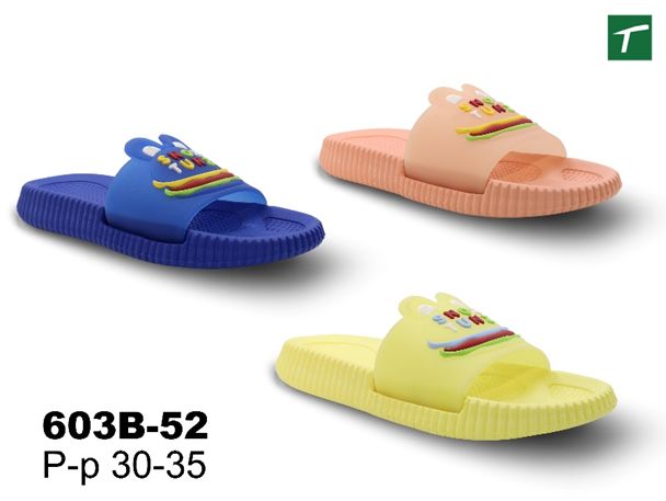Шлепанцы детские из ЭВА, модель 603B-52, раз. ряд 30-35,ТМ Эмальто