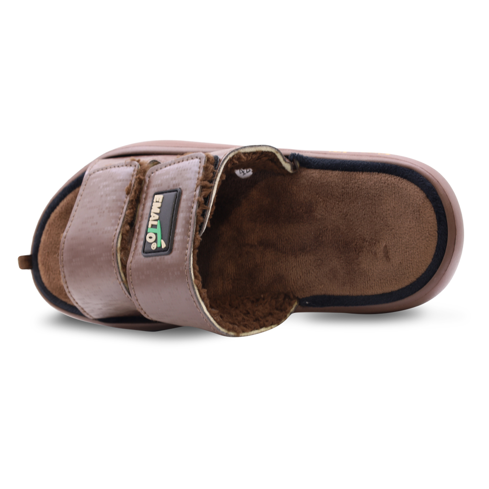 Тапочки домашние мужские открытые на липучке, модель 902-26 (41-46)