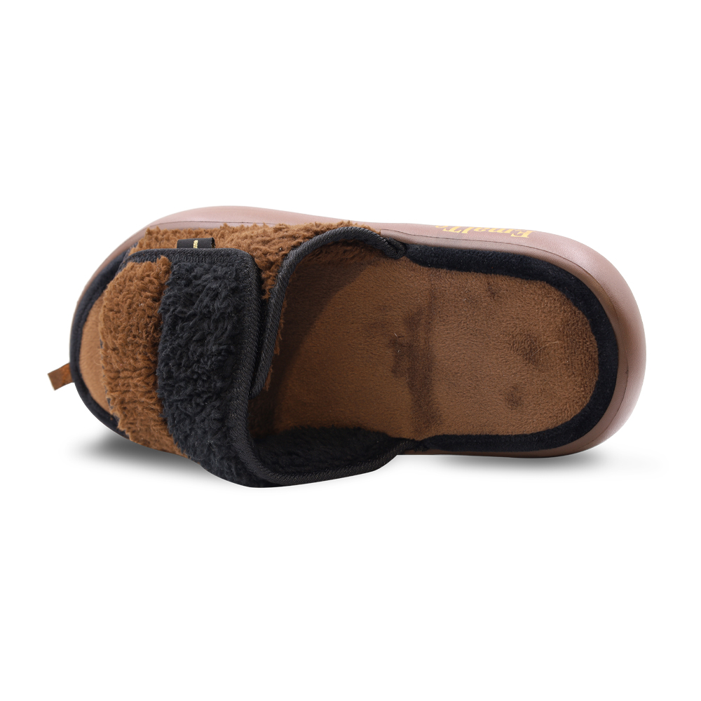 Тапочки домашние мужские открытые на липучке, модель 902-25 (41-46)