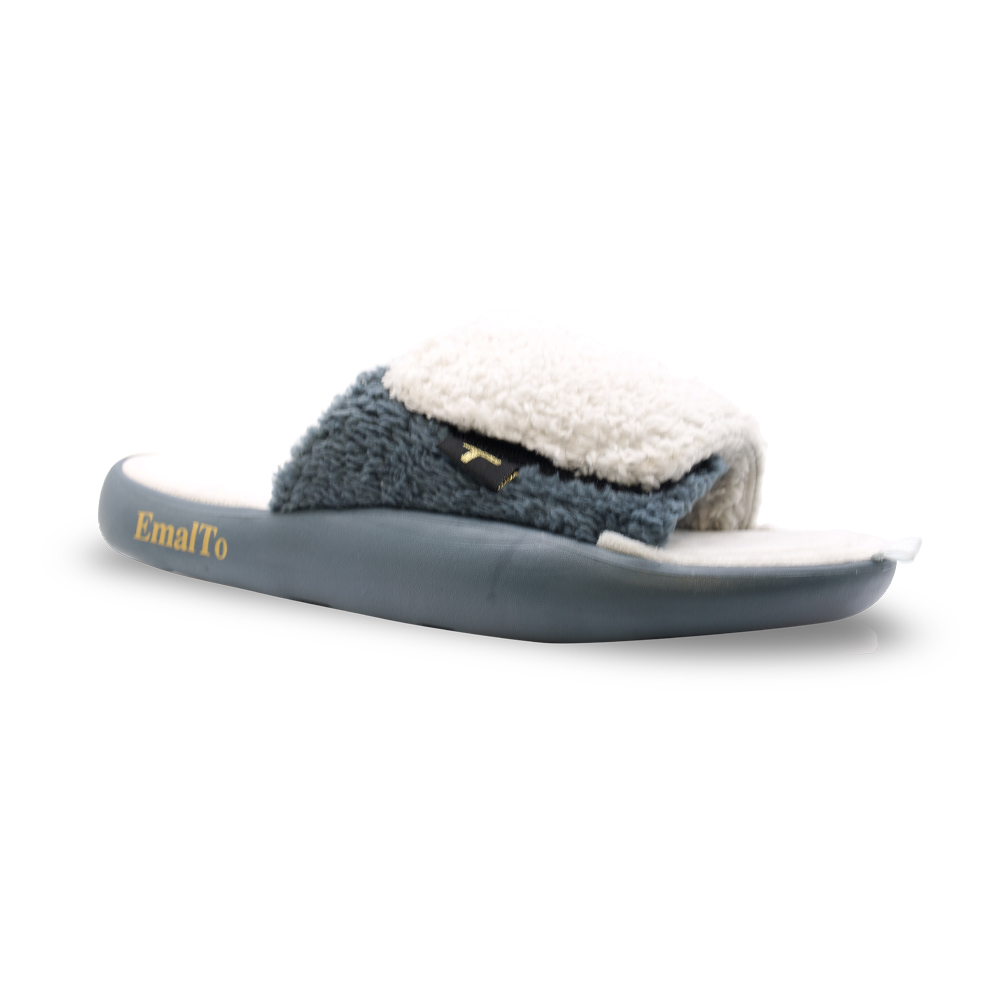 Тапочки домашние мужские открытые на липучке, модель 902-15 (41-46)