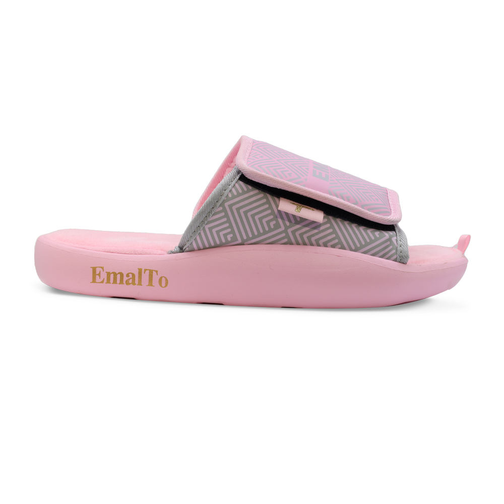 Тапочки домашние открытые на липучке женские, модель 902A-16 (37-42)