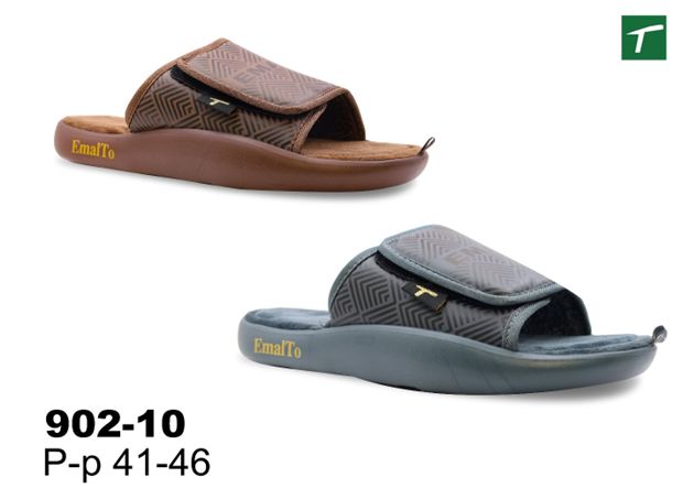 Тапочки домашние открытые мужские, модель 902-10, (41-46)