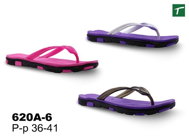 Сланцы женские из ЭВА, модель 620A-6, раз. ряд 36-41, ТМ Эмальто