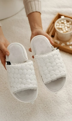 Качественные меховые тапочки для русской зимы!