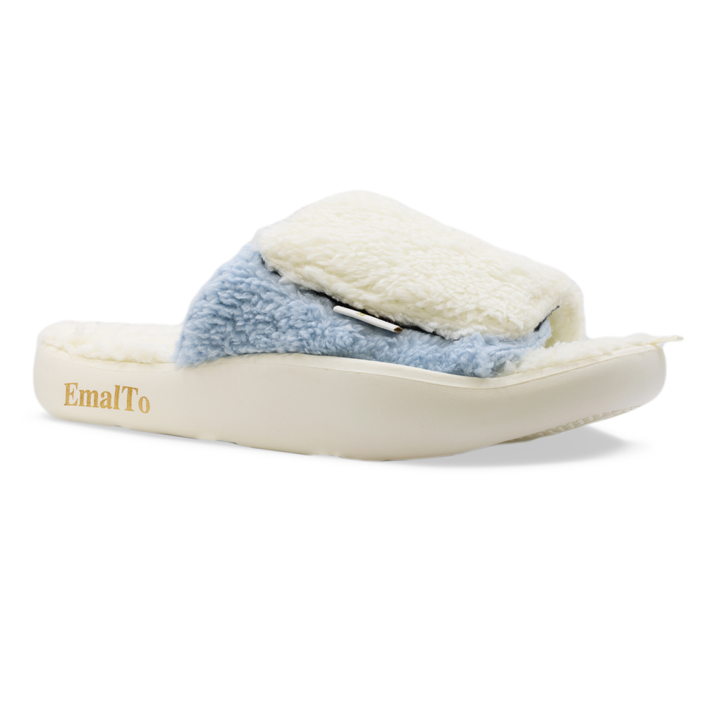 Тапочки женские домашние открытые на липучке, модель 902A-9M (37-42)