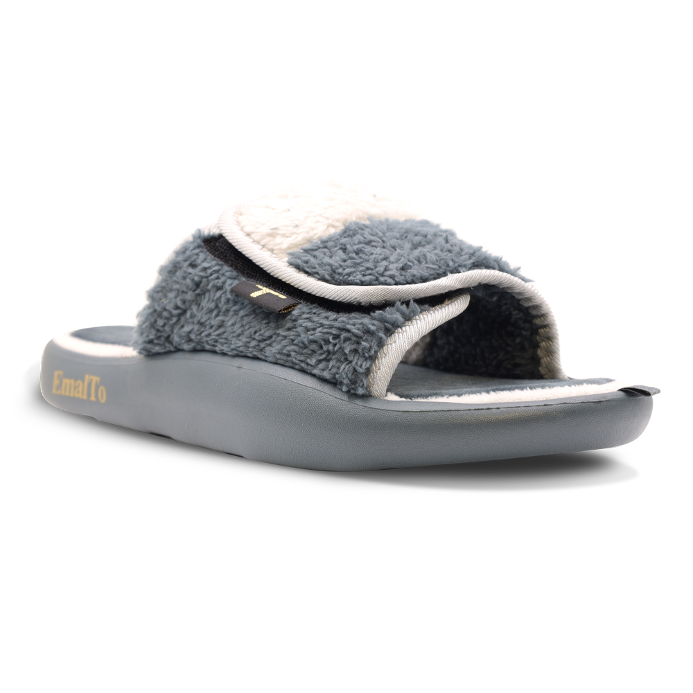 Тапочки домашние мужские открытые на липучке, модель 902-25 (41-46)