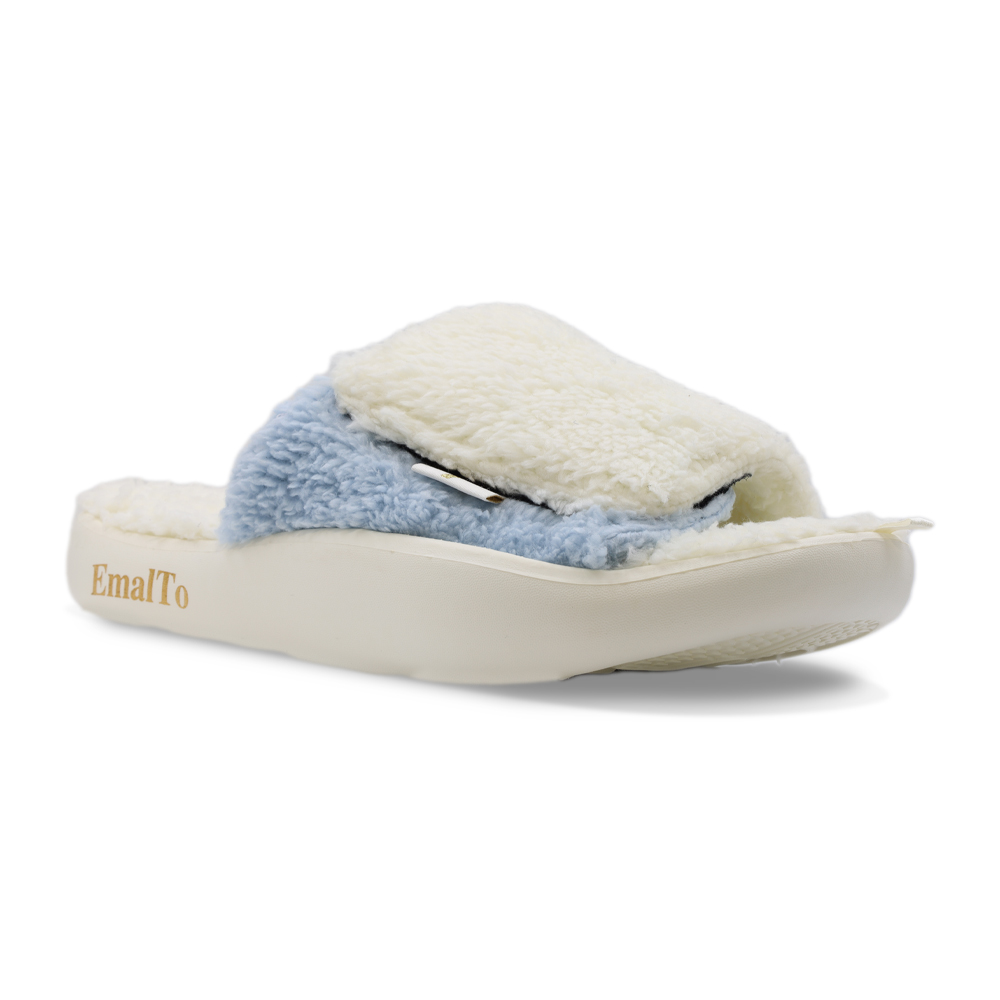 Тапочки женские домашние открытые на липучке, модель 902A-9M (37-42)