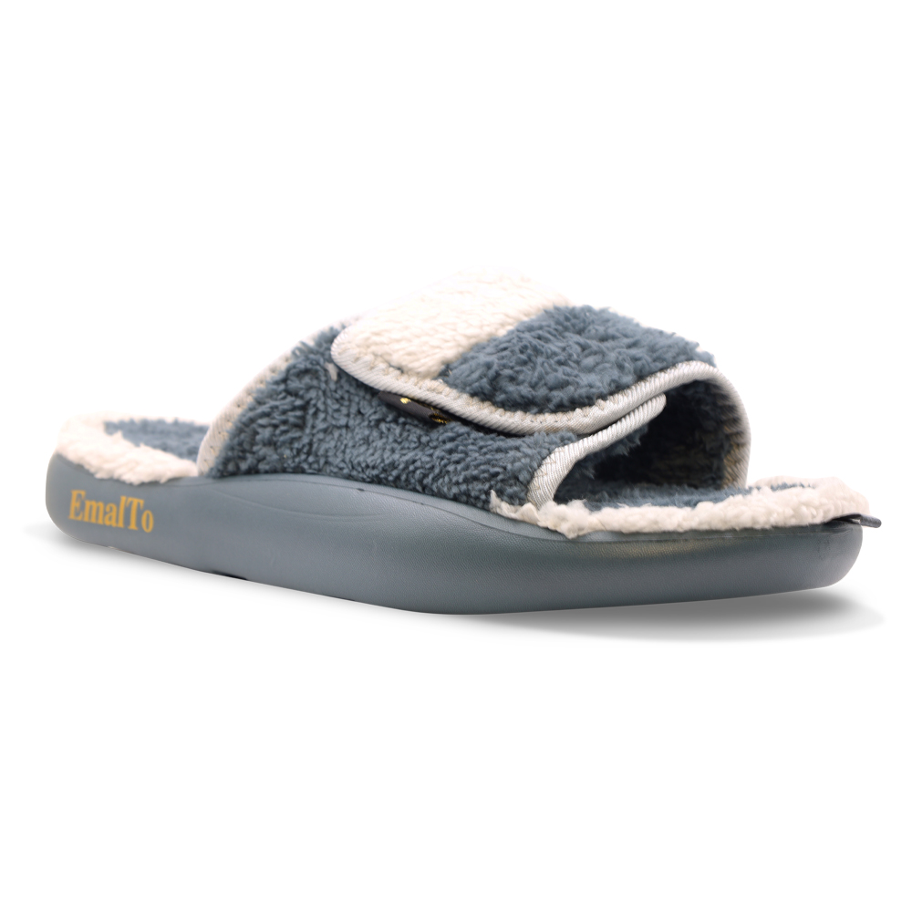 Тапочки мужские домашние открытые на липучке, модель 902-25M (41-46)