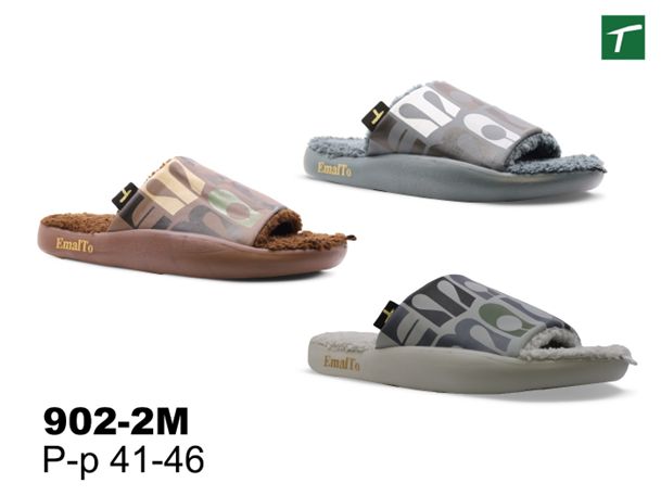Тапочки домашние мужские открытые, модель 902-2M, (41-46)