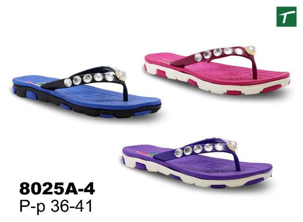 Сланцы женские из ЭВА, модель 8025A-4, раз. ряд 36-41, ТМ Эмальто