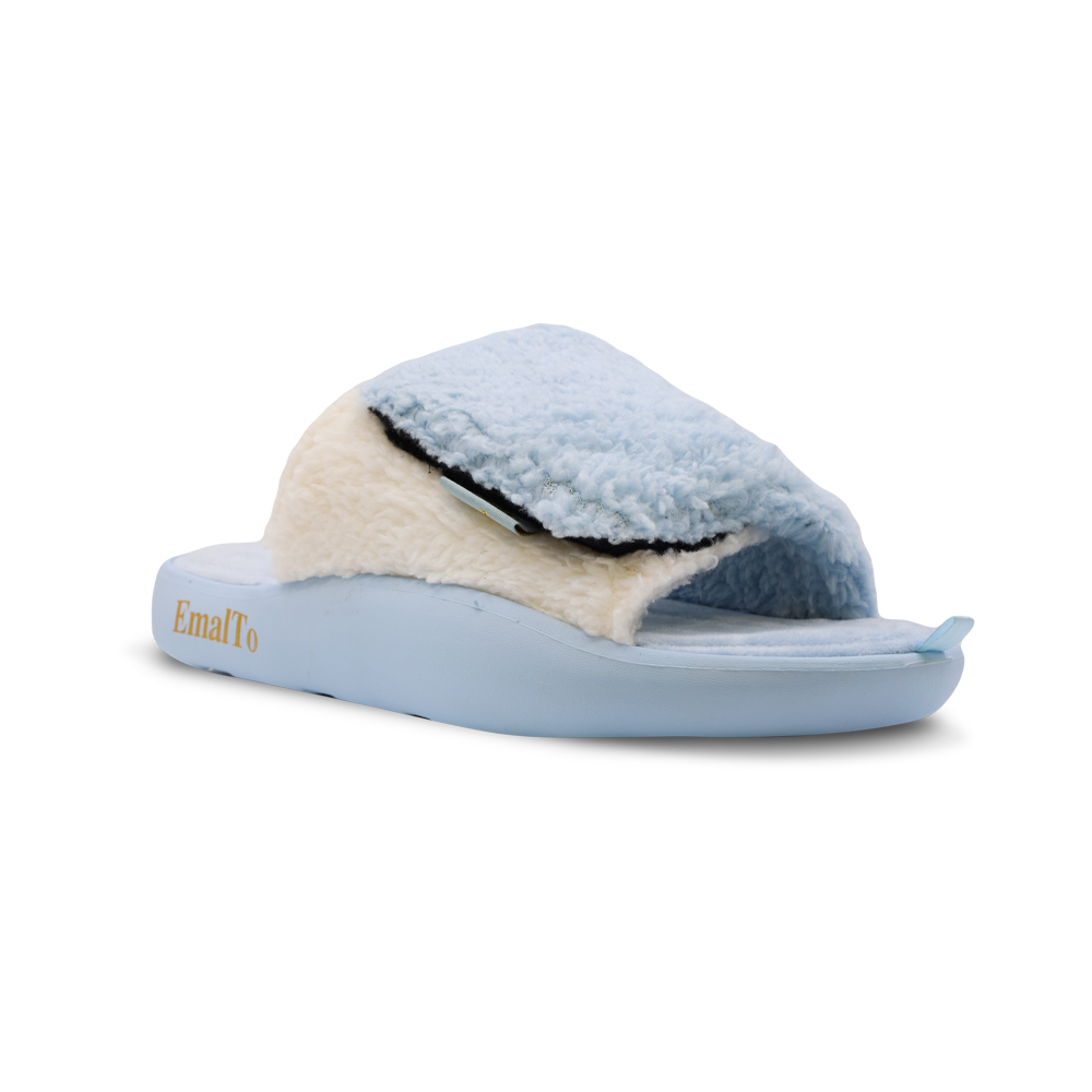 Тапочки домашние открытые на липучке женские, модель 902A-9 (37-42)