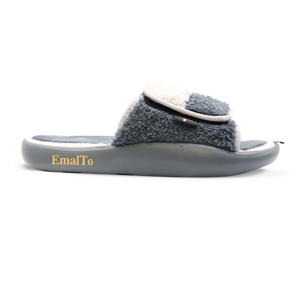 Тапочки домашние мужские открытые на липучке, модель 902-25 (41-46)