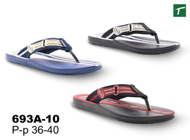 Сланцы подростковые из ЭВА, модель 693A-10, раз. ряд 36-40, ТМ Эмальто