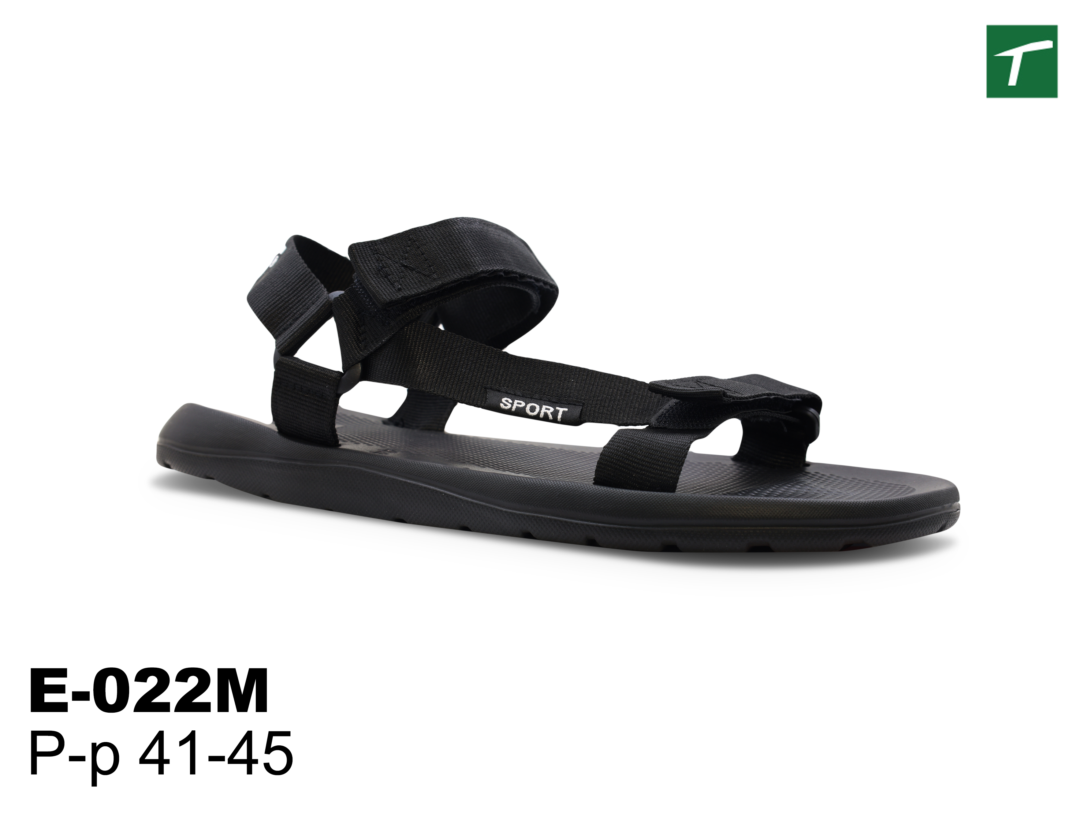 Босоножки мужские, модель E-022M, раз. ряд 41-45, ТМ эмальто