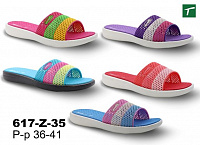 Шлепанцы женские из ЭВА, модель 617-Z-35, раз. ряд 36-41, ТМ Эмальто