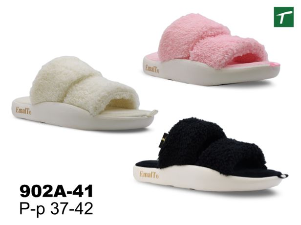 Тапочки домашние открытые женские, модель 902A-41 (37-42)