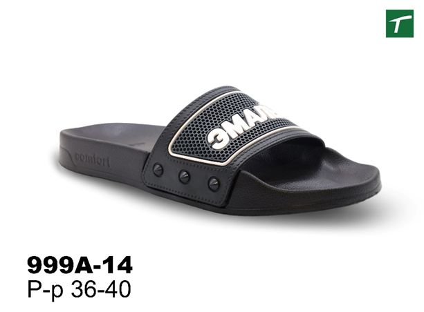 Шлепанцы подростковые из ЭВА, модель 999A-14, раз. ряд 36-40,ТМ Эмальто