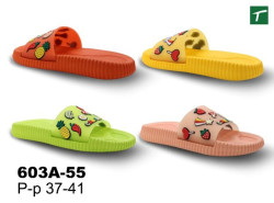 Шлепанцы женские из ЭВА, модель 603A-55, раз. ряд 37-41, ТМ Эмальто