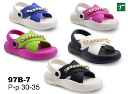 Сандалии дошкольные для девочек, модель 97B-7, раз. ряд 30-35, ТМ Эмальто