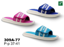 Шлепанцы женские из ЭВА, модель 309A-77, раз. ряд 37-41, ТМ Эмальто