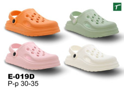 Сабо детские из ЭВА, модель E-019D, раз. ряд 30-35,ТМ Step Forward