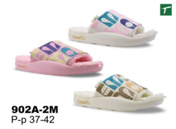 Тапочки женские домашние открытые, модель 902A-2M, (37-42)